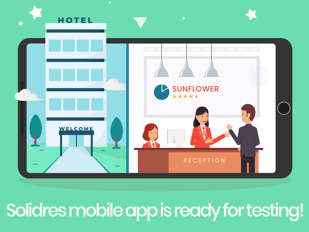 Solidres mobile app will be available for testing soon