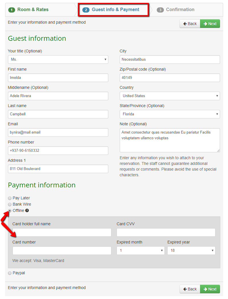 How to configure Offline payment plugin